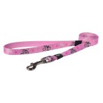 Rogz Pet Products Rogz Pupz Yoyo Medium 16MM Yip Yap Yo Puppy Fixed Long - Pink Roxi