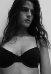 Cotton Demi Push-up Bra - Navy Blue