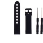 Silicone Plain Watch Strap - Garmin Venu/ Vivomove 3/ Vivoactive 3/ Forerunner 245/ Forerunner 645 Black