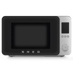 Smeg 27L Microwave Oven Combi Black - MOC02BLMEU