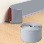 Lifronkit Flexible Baseboard Molding Trim Peel And Stick Rubber Baseboard Trim Self-adhesive Design Vinyl Wall Base Moulding Tri