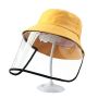 Tuff-Luv Kids Sunhat And Face Shield - Yellow