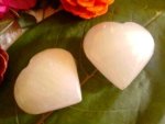 White Selenite Crystal Heart 5-6CM