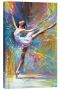 Canvas Art - Ballerina Magic Large Abstract Painting Canvas Print Wall Art