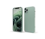 Liquid Silicone Back Case Compatible With Iphone 12 Pro Max -mint