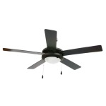 Vera Ceiling Fan Black White Or Chrome - Satin
