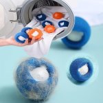 1PC 3PCS 5PCS 10PCS Washing Machine Sponge Cleaning Balls Sticky Hair Removal Laundry Anti-tangle Sponge Washing Balls Magic Sta