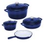 Homepro - 7 Piece Cast-iron Pot Set