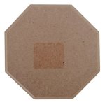 Octagonal Coaster Blank Supawood 95 X 6MM