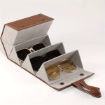 4 5SLOTS Sunglasses Storage Organizer Eyeglasses Holder Folding Travel Case Hanging Eyewear Display