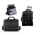 Dell Pro Briefcase Black Blue Accents