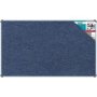 Parrot Bulletin Board Ribbed Aluminium Frame 1500X900MM - Denim