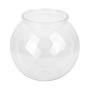 Plastic Round Fish Bowl Break Proof Multipurpose Small Fish Tank L
