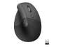 Logitech Lift Vertical Ergonomic Mouse - Graphite Black - 2.4GHZ Bt - N A - EMEA-914 - On+offline B2C