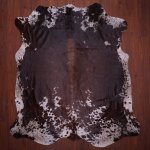 As Grade Nguni Hide 649 Brown white L - Large Brown white Speckled