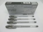 UM-120 Noble Metal Silver 0.3MM Basic Ballpoint Gel Pen – Box Of 12 – 41-0485-18
