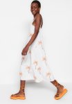 Palms Shift Dress - White