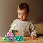 Jellystone Triblox - Sensory Silicone Blocks - Rainbow Pastel
