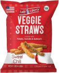 Lady Liberty Veggie Straws Sweet Chilli 35G