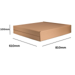 End-loader Corrugated Shipping & Boxes Various Sizes - A1 Box 100 X 610 X 810MM