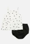 PoP Candy Polka Dot Romper Dress - Black & White