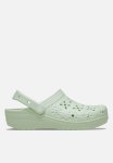 Crocs Classic Floral Cut Out Clog - Jade Tint