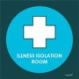 Abs Sign - Illness Isolation Room 190 X 190MM