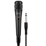 Volkano Vocal Series Wired Microphone VK-30027-BK Karaoke & Pa
