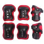Set Black Knee + Elbow Protectors
