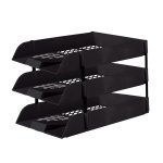 Treeline Plastic Desk Letter Trays