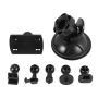 Car Suction Cup For Dash Cam Holder With 6 Types Adapter 360 Degree