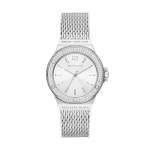Lennox Three-hand Stainless Steel Mesh Woman's Watch MK7337