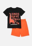 PoP Candy Tee & Short Set - Black & Orange