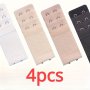 4-Piece Womens Bra Extender Set - Luxuriate In Luxurious Comfort Enjoy Customizable Fit With Supreme Support Straps - Elastic Adjustable Effortless Usage For Daily Wear
