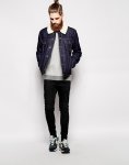 Jacket With Borg Collar
