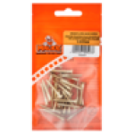 Brass Wood Screw 3.5 X 25MM 30-PACK