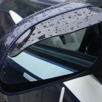 2PCS Car Rearview Mirror Rain Eyebrow Rain Cover Universal Rearview Mirror Cover For Safe Driving In Rainy Day
