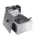 Ashcomonline 6L Single Tank Electric Deep Oil Fryer 6 L Electric Deep Fryer