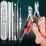 6PCS Nail Cuticle Scissors Set With Cuticle Pusher Pedicure Knives Manicure Pedicure Tools Nail Manicure Kit For Dead Skin. Uv P