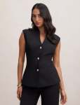 Rosalie Waistcoat - 18 Black
