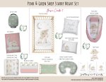Cot Duvet Bedding Sheep Pink And Green Sheep Starry Night Set