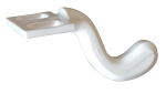 Parts Minifigure Costume Tail Cat 15504 - White