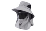 Sun Fishing Hiking Hat With Face Mask