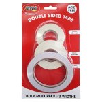 Double-sided Tape Multipack 3 Piece