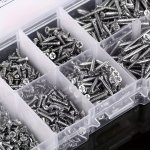 800PCS Self-tapping Screws Assortment Kit M2 Phillips Flat Head Class 5 Metal Slotted Drive - Diverse Sizes Diy Multipurpose Woo