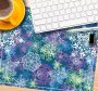 Snowflake Christmas Mouse Pad With Colorful Designs
