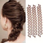 3PCS French Hair Styling Clip Stick Bun Maker Braid Tool Hair Accessories Diy Twist Braider Hair Accessories