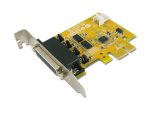Sunix 2-PORT RS-232 High Speed PCI Express Low Profile Board With Power Output