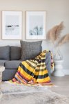 My Africa Venda Throw Yellow & Black