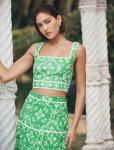 Mona Square Neck Top - 16 Como Tile Co-ord